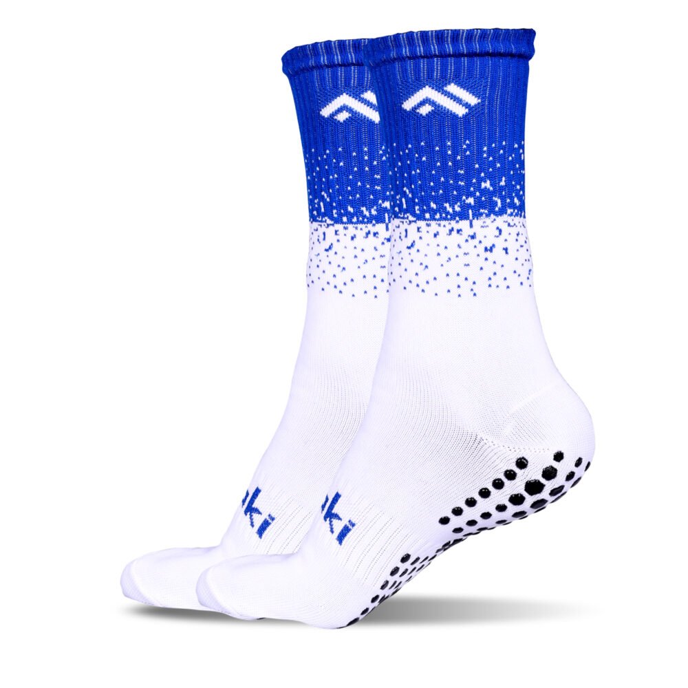 Mizaki Boom White & Blue ( Grip Socks )