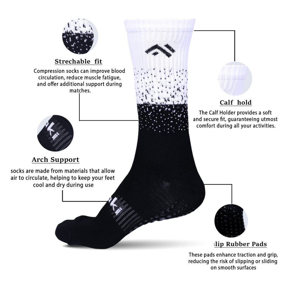 Mizaki Boom Black & White ( Grip Socks ) - Image 2