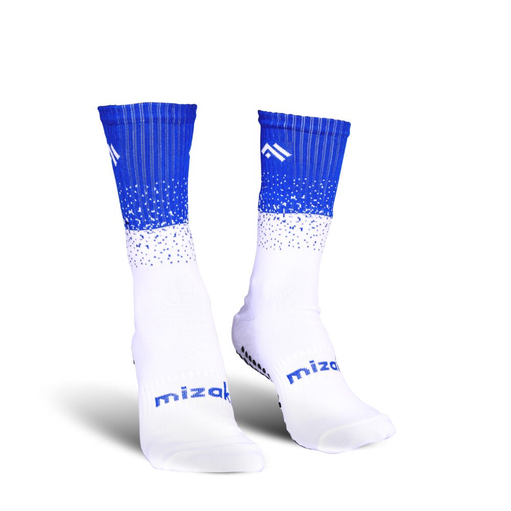 Mizaki Boom White & Blue ( Grip Socks ) - Image 2