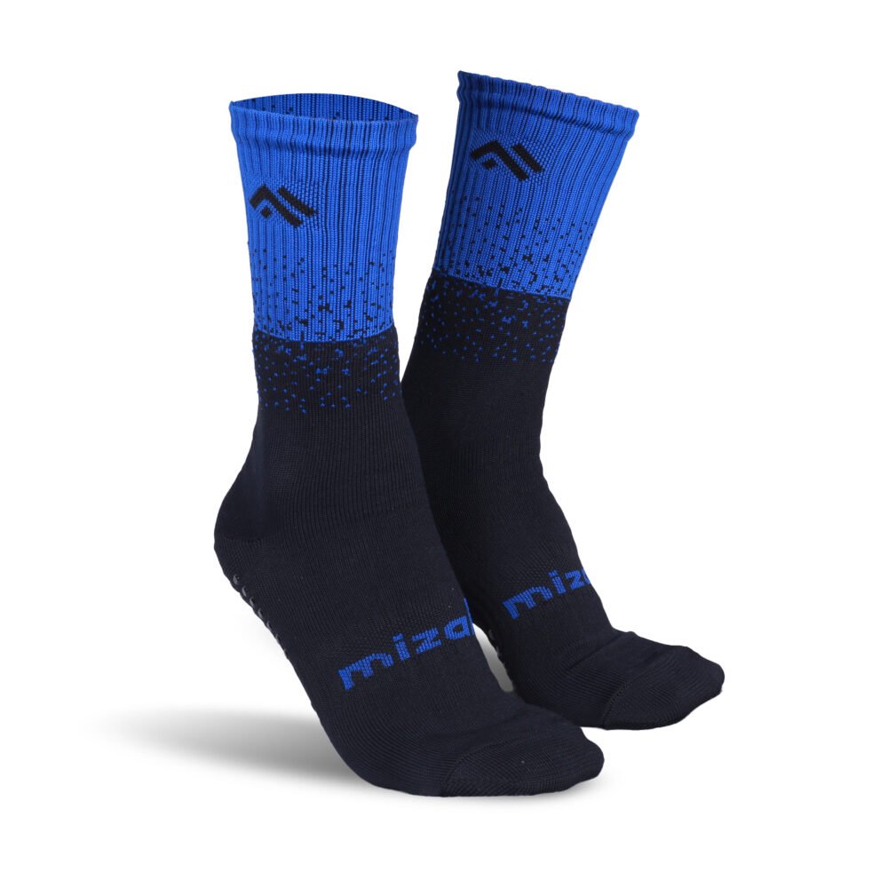 Mizaki Boom Black & Blue  ( Grip Socks ) - Image 3