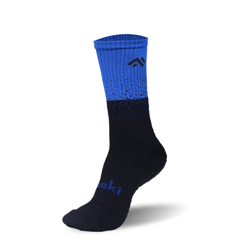 Mizaki Boom Black & Blue  ( Grip Socks ) - Image 4