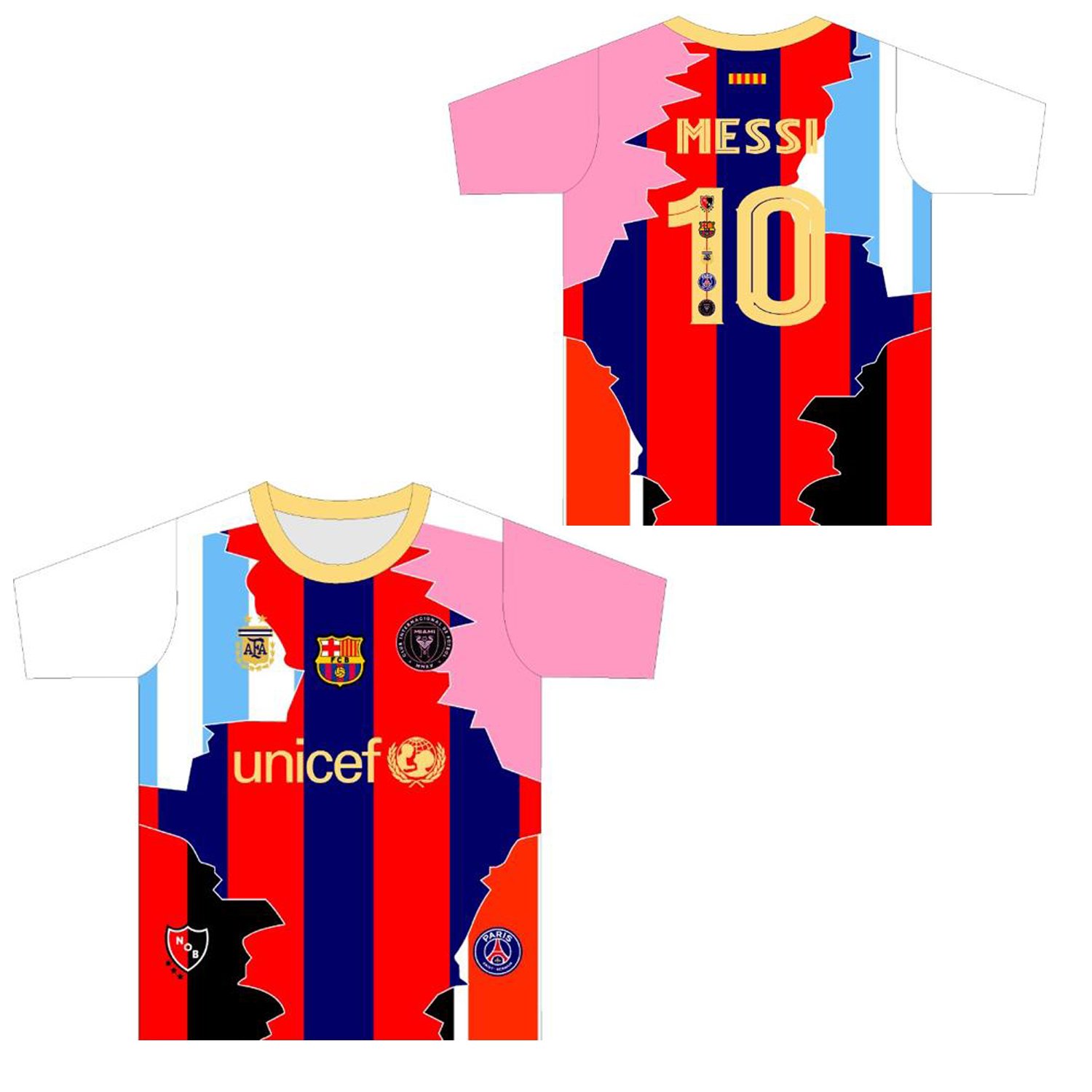 Messi all Club Jersey Normal