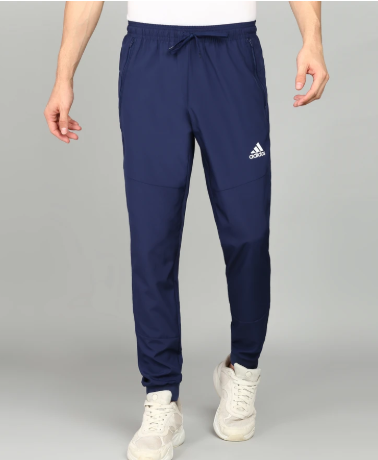 Adidas Lycra Track Pant ( Navy Blue )
