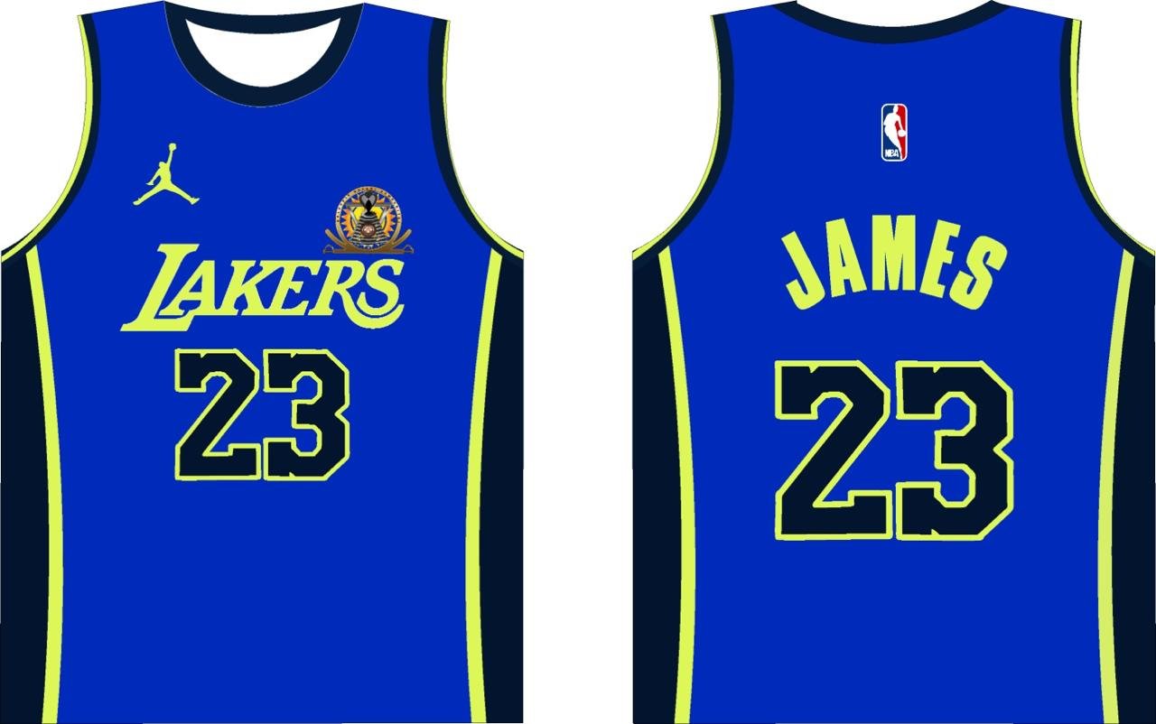 Jemes  Sleevles Jersey ( Blue )