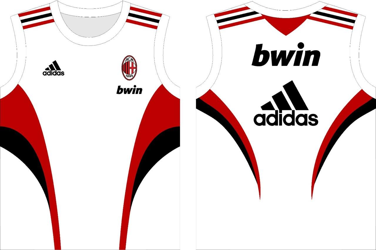 AC Milan Sleeveles ( white )