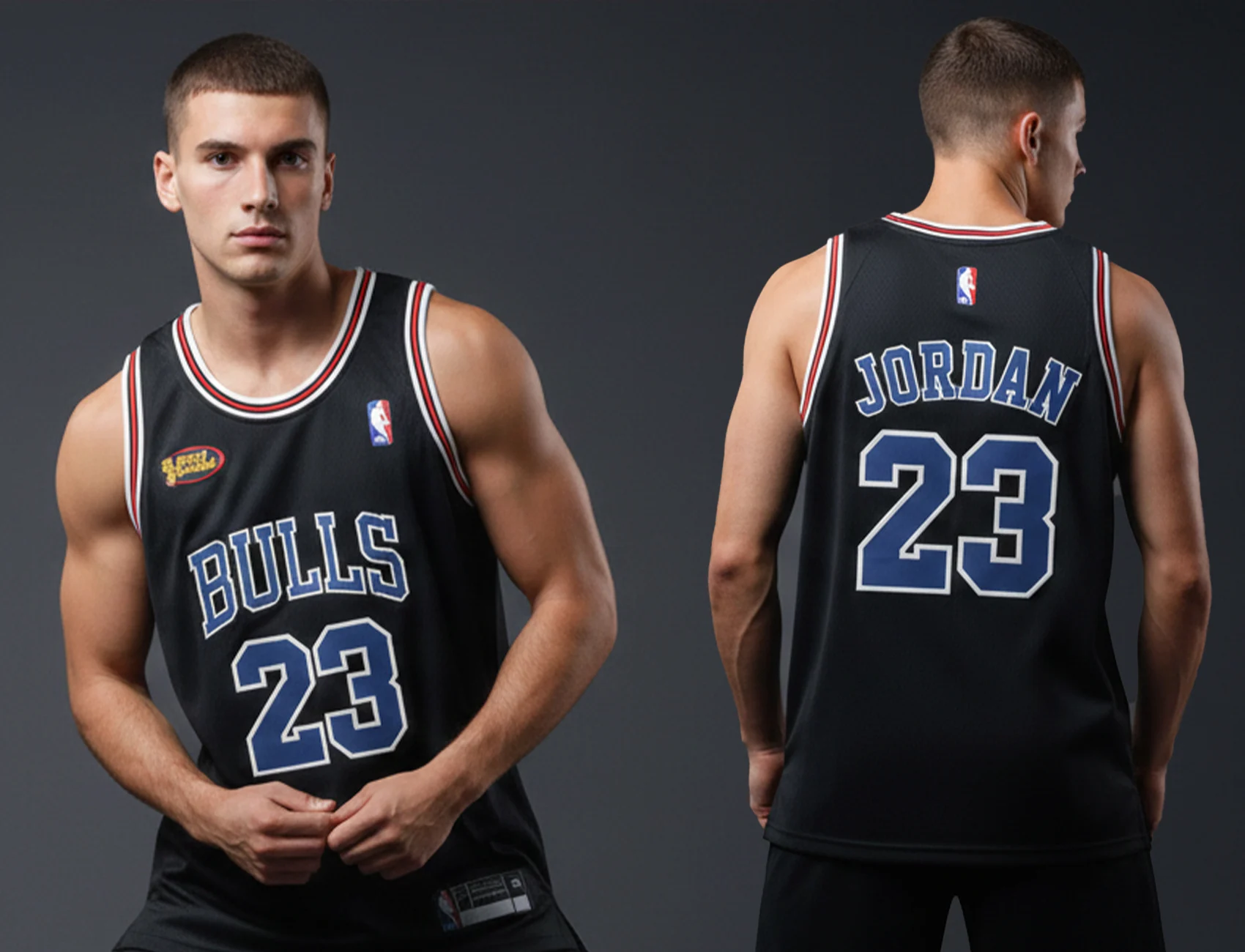 jordan-23 Bulls ( Black )