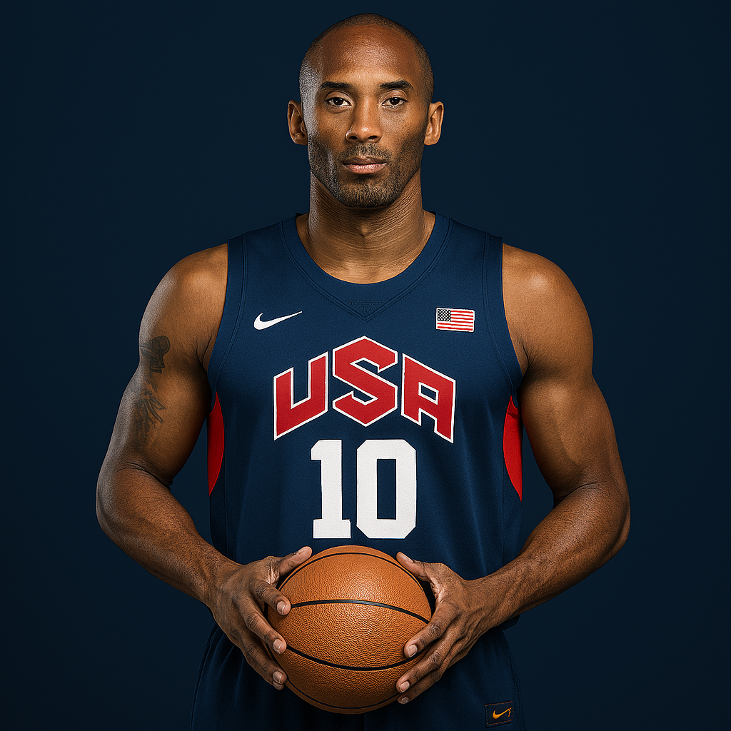 Bryant - 10 USA Sleeveless Jersey ( Red & Navy )
