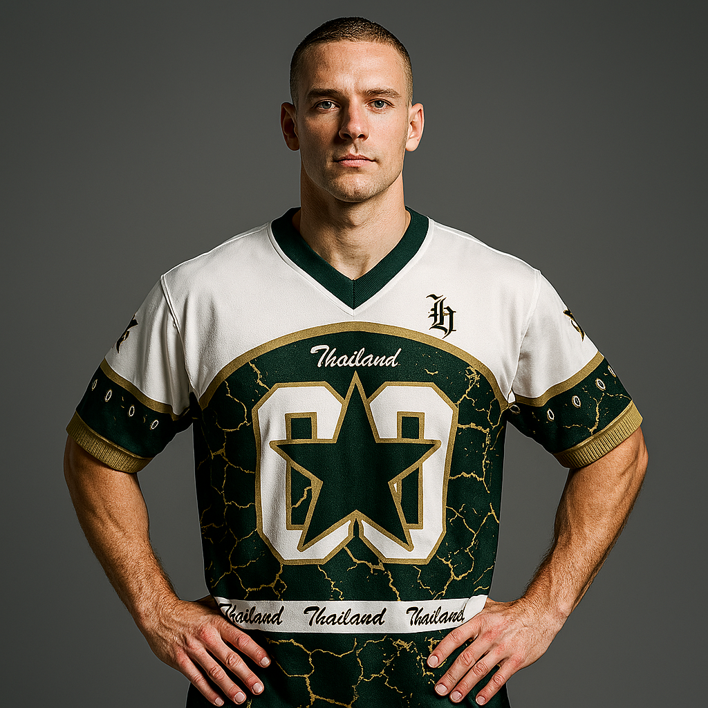 Thailand V-Neck Five Sleeve Jersey