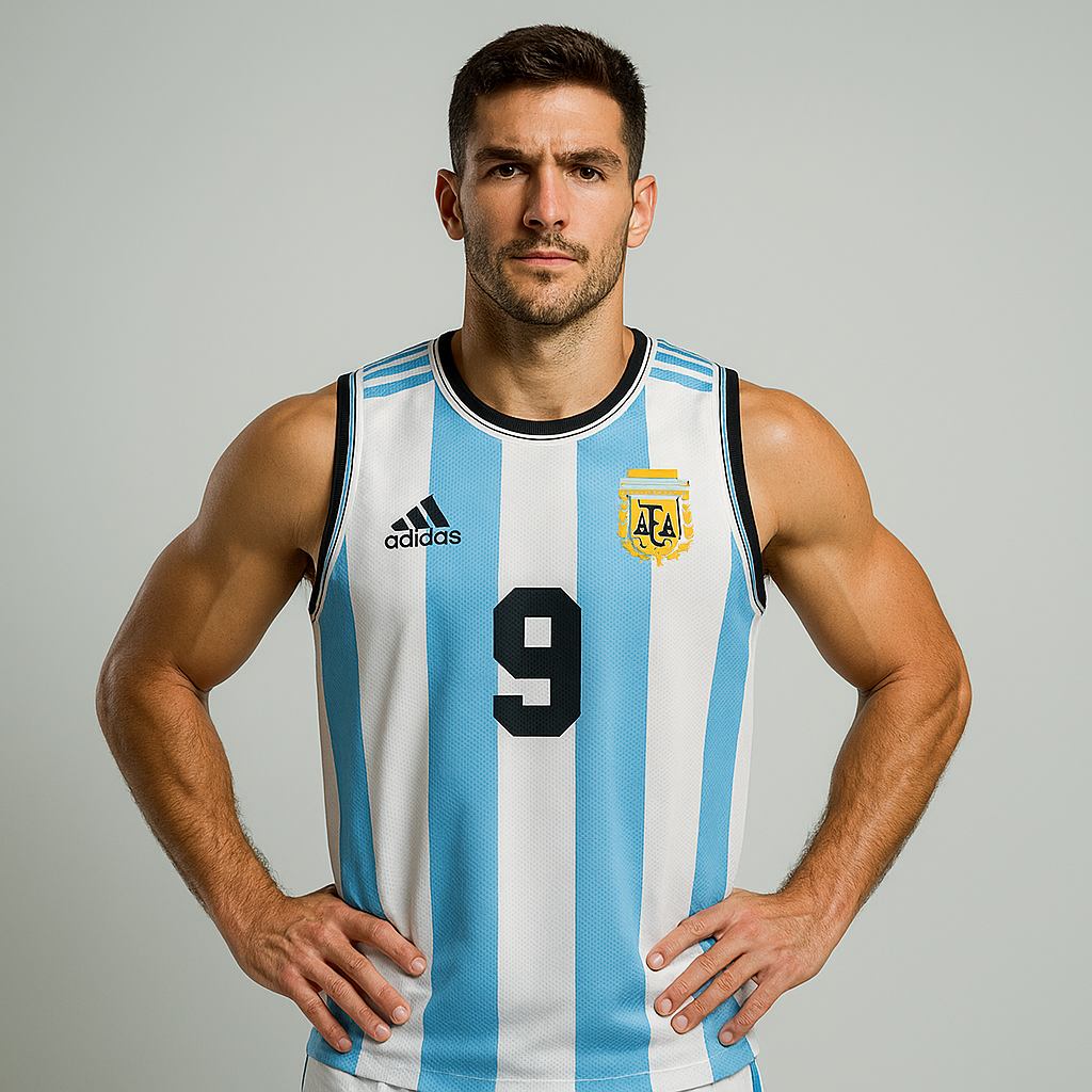 Agustin-9 Argentina Sleevless Jersey