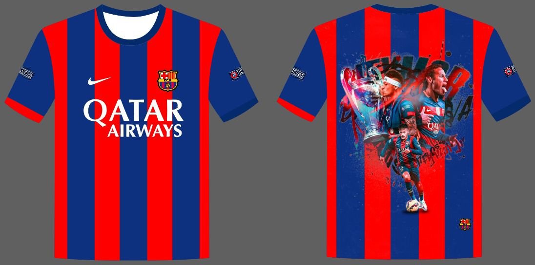 Neyma Barcalona - Normal Jersey With Photo ( Champions League )