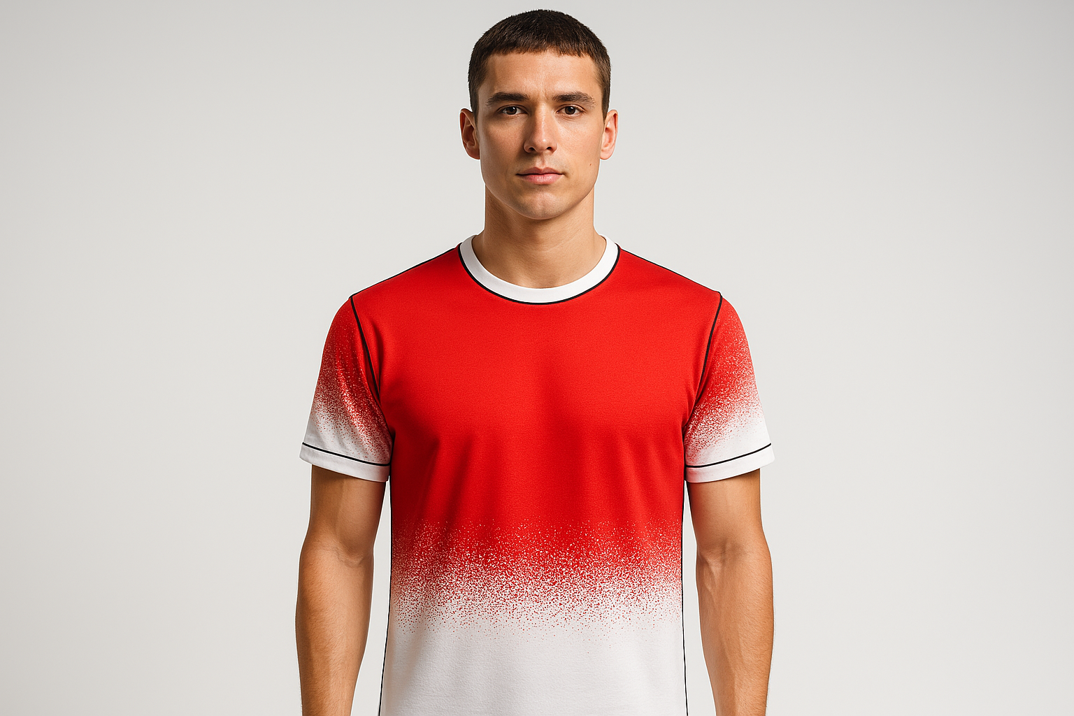 Design Jersey White + Red