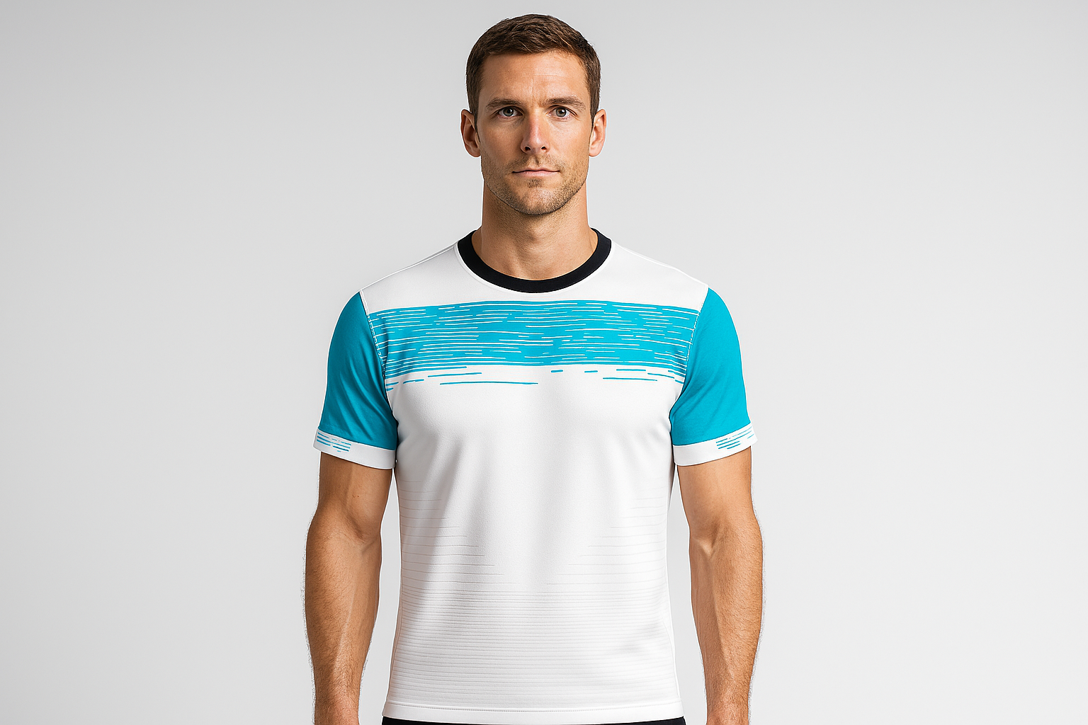 Design Jersey White + Blue
