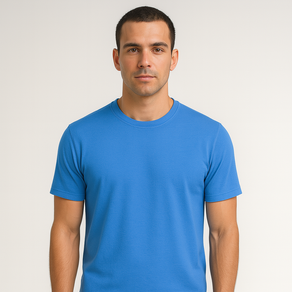 Plain Jersey Solid Colour ( Blue )