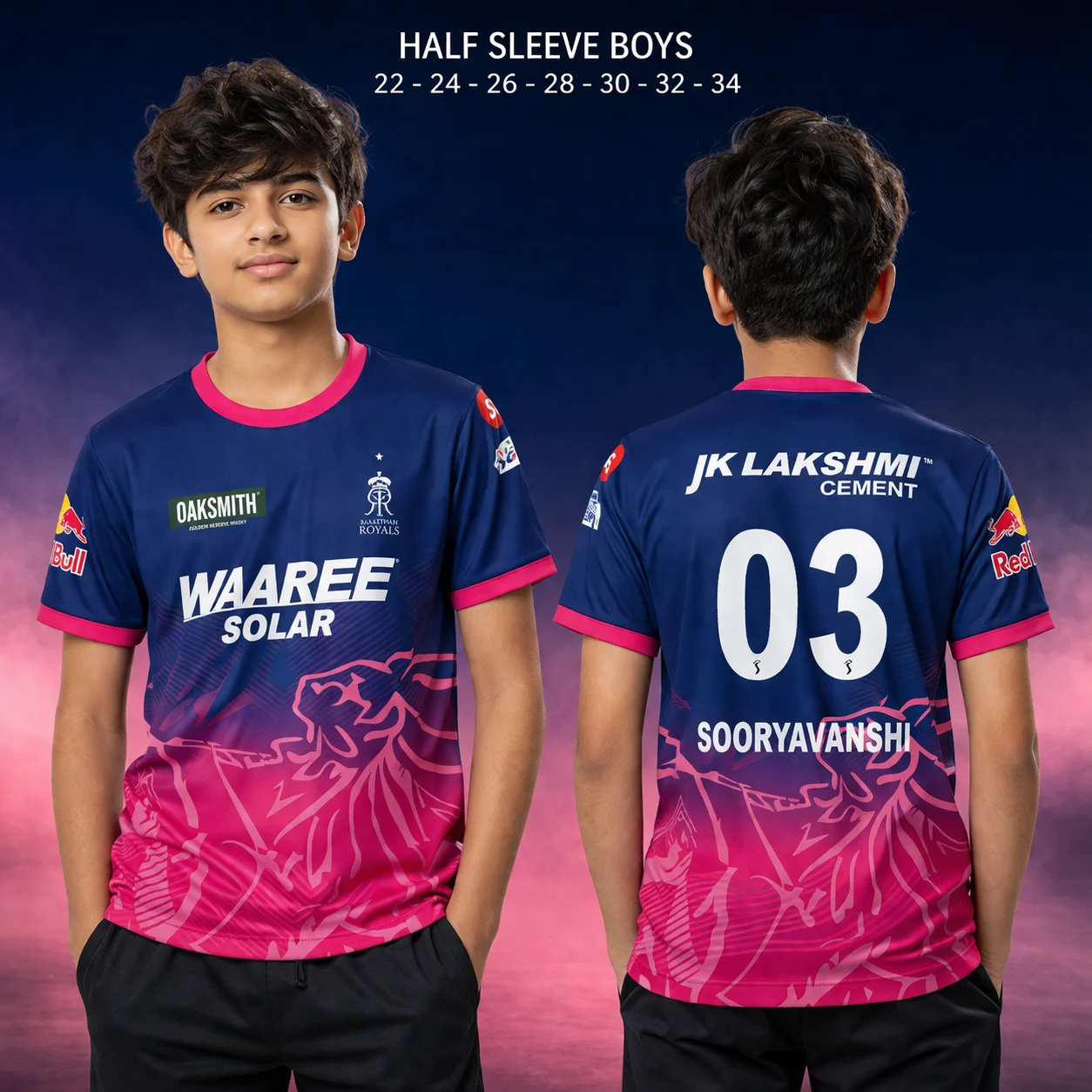 RAJASTHAN ROYALS SOORYAVANSHI 03 NORMAL JERSEY