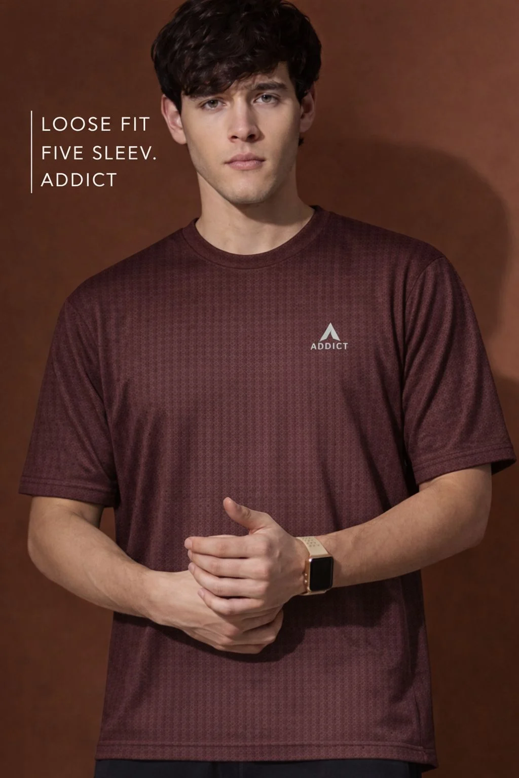 Addict Five Sleeve Round Neck