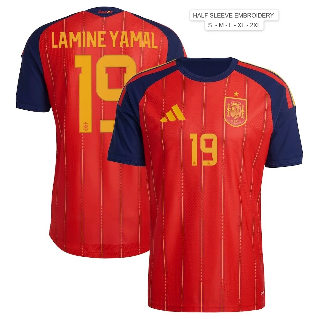 SPAIN LAMINE YAMAL HOME HALF SLEEVE SUBLIMATION